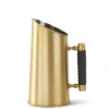 Cheap 18557A 10.5 Inch Stainless Steel Brass Pitcher w/Leather Wrapped Handle - cozylivehome.com | we sell a wide range of comfortable household items Giftware