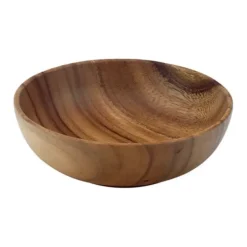 Acacia Wood Round Nut & Soup Bowl, 6" - cozylivehome.com | we sell a wide range of comfortable household items^ Shop All