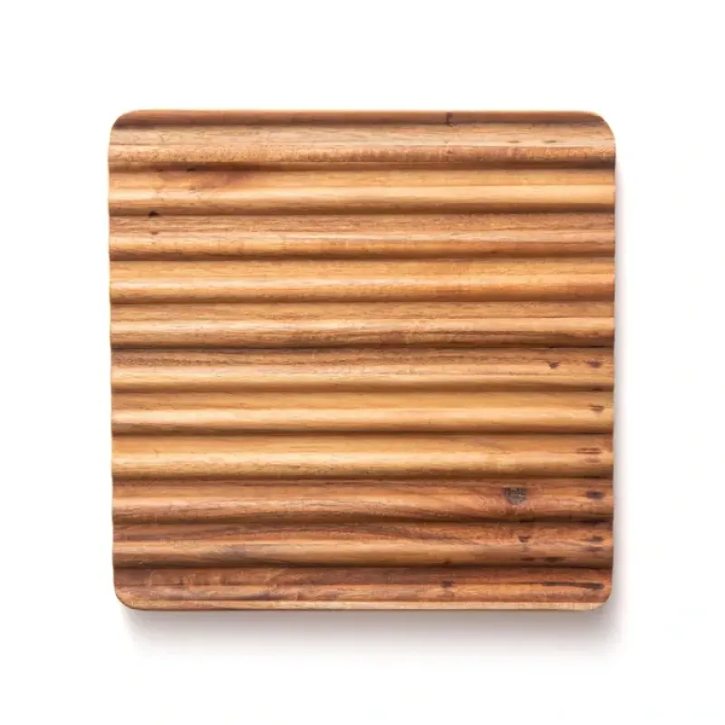 ACACIA WOOD TRIVET 6.5 X 6.5" - cozylivehome.com | we sell a wide range of comfortable household items^ Shop All