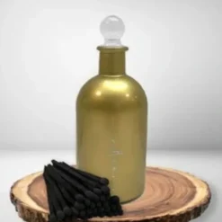 Outlet Altoona Matches in Glass Bottle - Gold - cozylivehome.com | we sell a wide range of comfortable household items Giftware