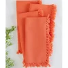 APRIL CORNELL ESSENTIAL NAPKIN SET OF 4 ORANGE - cozylivehome.com | we sell a wide range of comfortable household items^ Shop All