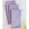 APRIL CORNELL ESSENTIAL NAPKIN SET/4 18" LAVENDER - cozylivehome.com | we sell a wide range of comfortable household items^ Shop All