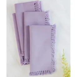 APRIL CORNELL ESSENTIAL NAPKIN SET/4 18" LAVENDER - cozylivehome.com | we sell a wide range of comfortable household items^ Shop All