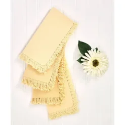 APRIL CORNELL NAPKINS ESSENTIAL SET OF 4 CREAM - cozylivehome.com | we sell a wide range of comfortable household items^ Shop All