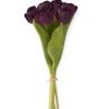 Cheap 18427A-PU 13 Inch Dark Purple Real Touch Tulip Bundle (6 Stem) - cozylivehome.com | we sell a wide range of comfortable household items Giftware