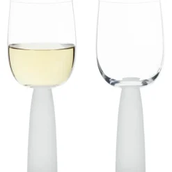 ASD10391 Set of 2 Oslo Wine Glasses Frost - cozylivehome.com | we sell a wide range of comfortable household items^ Shop All