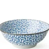 ASIAN BOWL KUMI KIKKOU BLU/WHT 7.5" - cozylivehome.com | we sell a wide range of comfortable household items^ Shop All