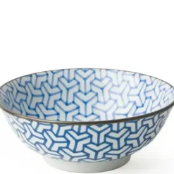 ASIAN BOWL KUMI KIKKOU BLU/WHT 7.5" - cozylivehome.com | we sell a wide range of comfortable household items^ Shop All