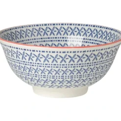 ASIAN BOWL STAMPED BLUE CROSS 6" - cozylivehome.com | we sell a wide range of comfortable household items^ Shop All