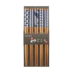 ASIAN CHOPSTICK 5 PACK BLUE AND WHITE - cozylivehome.com | we sell a wide range of comfortable household items^ Shop All