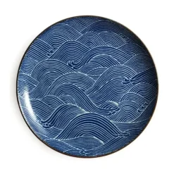 ASIAN PLATE ARANAMI WAVE 10" - cozylivehome.com | we sell a wide range of comfortable household items^ Shop All