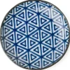 ASIAN PLATE BL/WH SANKAKU MON 6" - cozylivehome.com | we sell a wide range of comfortable household items^ Shop All