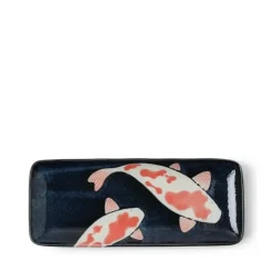 ASIAN PLATE KOI 11X5" - cozylivehome.com | we sell a wide range of comfortable household items^ Shop All