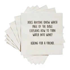 ASKING FOR A FRIEND FUNNY COCKTAIL NAPKIN - cozylivehome.com | we sell a wide range of comfortable household items^ Shop All