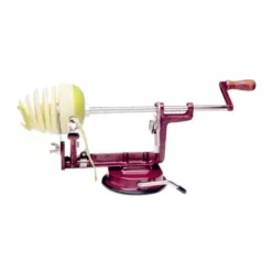 Best Back To Basics Red Peel Away Apple Peeler with Suction Base - cozylivehome.com | we sell a wide range of comfortable household items Housewares