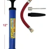 BALL PUMP- 12″ H -ASST RD & BL W/ 4pc ACCESSORIES - cozylivehome.com | we sell a wide range of comfortable household items^ Shop All