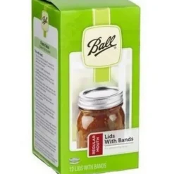 Ball Regular Canning Jar Bands & Lids Set/12 - cozylivehome.com | we sell a wide range of comfortable household items^ Shop All