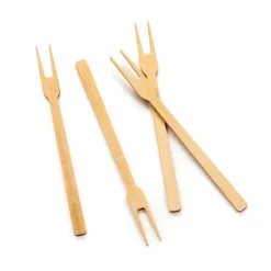 BAMBOO APPETIZER FORKS 6" 50CT - cozylivehome.com | we sell a wide range of comfortable household items^ Shop All