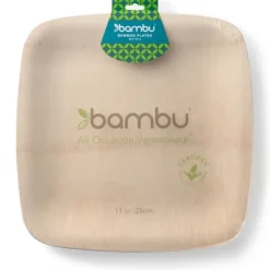 BAMBOO SQUARE PLATES 11" - cozylivehome.com | we sell a wide range of comfortable household items^ Shop All