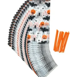 Bat, Skull, Spider & Pumpkin Halloween Treat Bags/ Ties - cozylivehome.com | we sell a wide range of comfortable household items^ Shop All