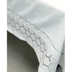 Bee Hive With Hemstitch Tablecloth - cozylivehome.com | we sell a wide range of comfortable household items^ Shop All