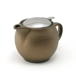 BEE HOUSE ROUND CERAMIC TEAPOT 15OZ ANT GOLD - cozylivehome.com | we sell a wide range of comfortable household items^ Shop All