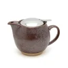 BEE HOUSE ROUND CERAMIC TEAPOT 15OZ IRON BROWN - cozylivehome.com | we sell a wide range of comfortable household items^ Shop All