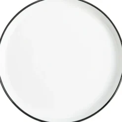 BIA Cordon Bleu Dinner Plate, Stackable (Black Rim) 10" - cozylivehome.com | we sell a wide range of comfortable household items^ Shop All