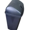 Best 1662Black Plastic Swing Trash Bin 50 Liter, Black - cozylivehome.com | we sell a wide range of comfortable household items Housewares