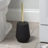 New 10228-Black Studio Soft Toilet Brush Holder - Black - cozylivehome.com | we sell a wide range of comfortable household items Housewares