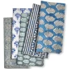 Blue Cottage Block Print Napkin - cozylivehome.com | we sell a wide range of comfortable household items^ Shop All