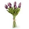 Cheap 11399B-PU 13.5 Inch Purple Real Touch Mini Tulip Bundle (12 Stems) - cozylivehome.com | we sell a wide range of comfortable household items Giftware