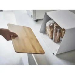 Bread Box w/ Bamboo Cutting Board Lid - cozylivehome.com | we sell a wide range of comfortable household items^ Shop All