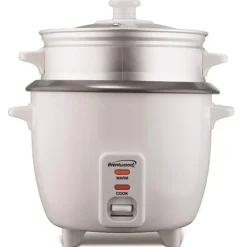 BRENTWOOD 16CUP COOKED RICE /STEAMER WHT - cozylivehome.com | we sell a wide range of comfortable household items^ Shop All