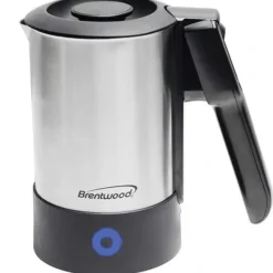 Brentwood 1000-Watt 20-Oz. Dual-Voltage Electric Travel Kettle, Automatic Shutoff (KT-1506S) - Stainless Steel - cozylivehome.com | we sell a wide range of comfortable household items^ Shop All