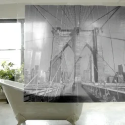 Brooklyn Bridge PEVA Shower Curtain - cozylivehome.com | we sell a wide range of comfortable household items^ Shop All