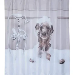 Brown/Black Dog Bath Shower Curtain - cozylivehome.com | we sell a wide range of comfortable household items^ Shop All