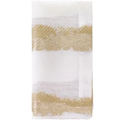Brushstroke Gold Napkin Set of 1 - cozylivehome.com | we sell a wide range of comfortable household items^ Shop All