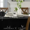 Capri 70x90 Waterproof Tablecloth - Black - cozylivehome.com | we sell a wide range of comfortable household items^ Shop All