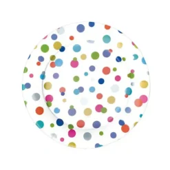 Caspari Confetti Paper Salad/Dessert Plates – 8pk - cozylivehome.com | we sell a wide range of comfortable household items^ Shop All