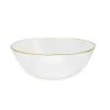 Best Sale CB2560 Clear Salad Bowl with Gold Rim - 8.5"D - cozylivehome.com | we sell a wide range of comfortable household items Giftware