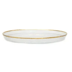 CC3077 Pebbled Glass Chargers Raised Rim with Gold Border - cozylivehome.com | we sell a wide range of comfortable household items^ Shop All