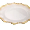 CCD619 Chargers w Gold-Scalloped 12"D - cozylivehome.com | we sell a wide range of comfortable household items^ Shop All