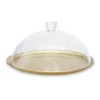 Cheap CCD2171 Gold Cake Plate with Glass Dome - 12"D - cozylivehome.com | we sell a wide range of comfortable household items Giftware