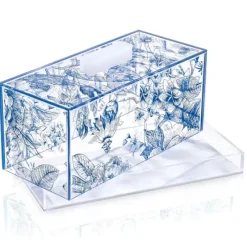 Cheap CD-SQ-FT-N-SM Cake Dome- Square - French Toile - Navy - Small - cozylivehome.com | we sell a wide range of comfortable household items Giftware