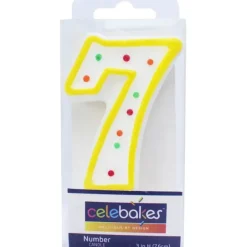 Celebakes Candle-Polka Dot, #7 - cozylivehome.com | we sell a wide range of comfortable household items^ Shop All
