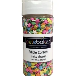 Store Celebakes Daisy Shapes Edible Confetti, 2.4 oz. - cozylivehome.com | we sell a wide range of comfortable household items Foods