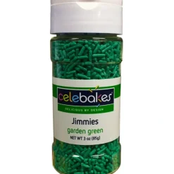Discount Celebakes Garden Green Jimmies, 3 oz. - cozylivehome.com | we sell a wide range of comfortable household items Foods