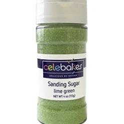 New Celebakes Lime Green Sanding Sugar, 4 oz. - cozylivehome.com | we sell a wide range of comfortable household items Foods