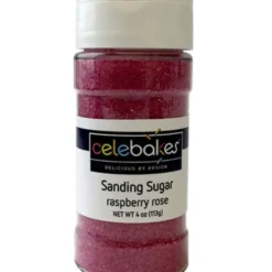 Outlet Celebakes Raspberry Rose Sanding Sugar, 4 oz. - cozylivehome.com | we sell a wide range of comfortable household items Foods
